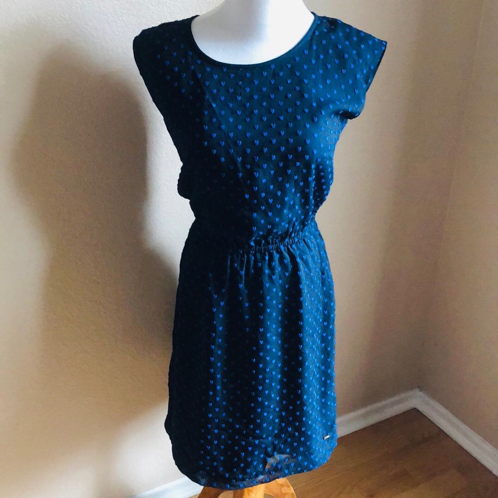 Tommy Hilfiger navy blue cap sleeve dress size XS